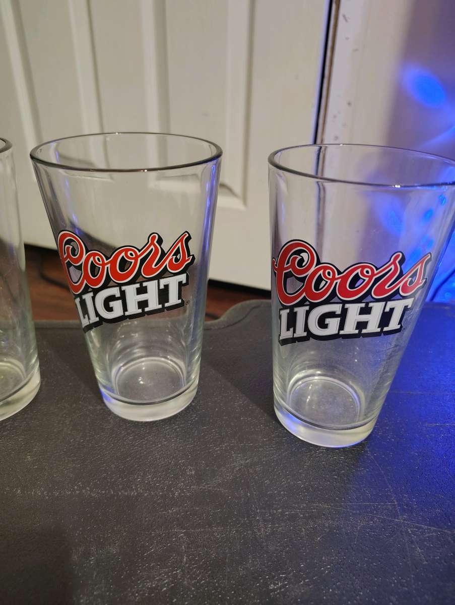 Set of 4 Coors Light Glasses