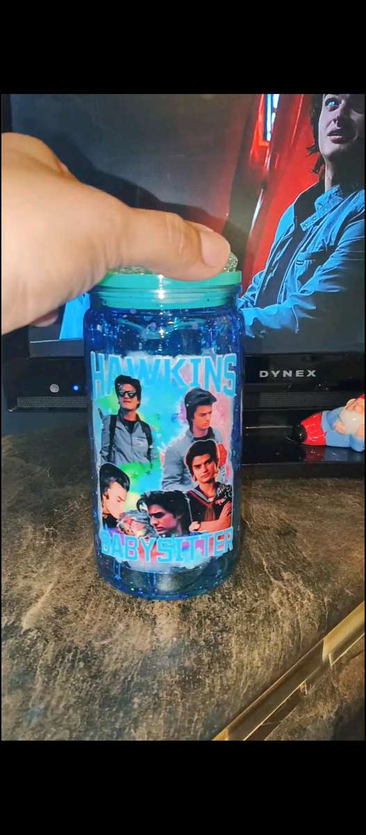 Stranger things Snowglobe tumblers