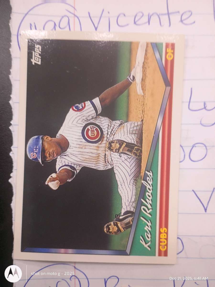 Karl Rhodes card 657