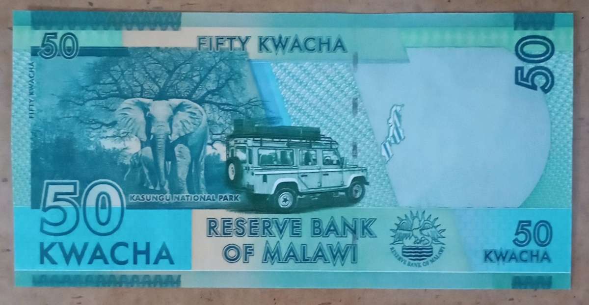 50 Malawain Kwacha Banknote