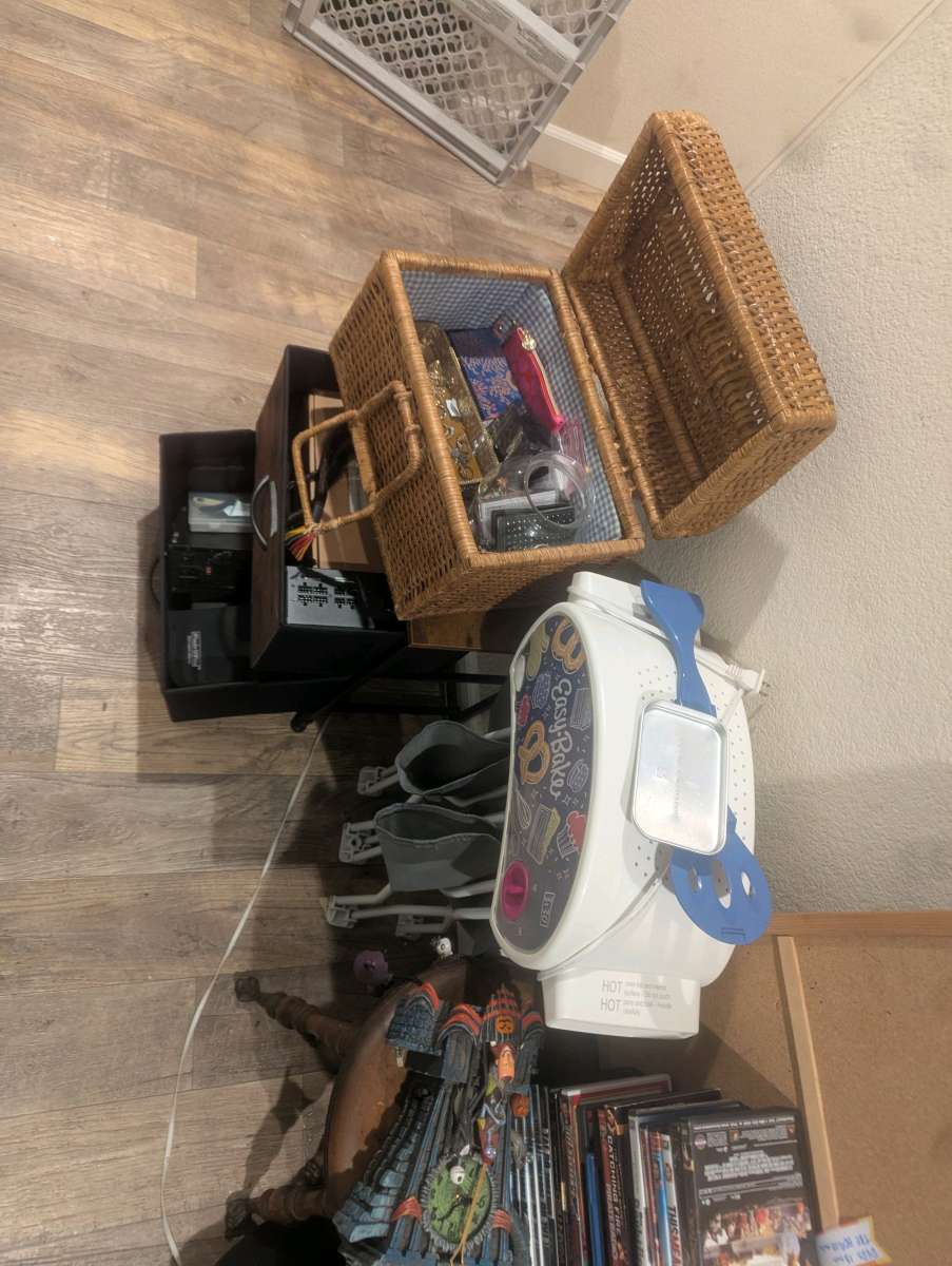 garage sale bunch of random stuff