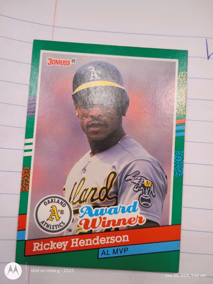 Ricky Henderson card 648