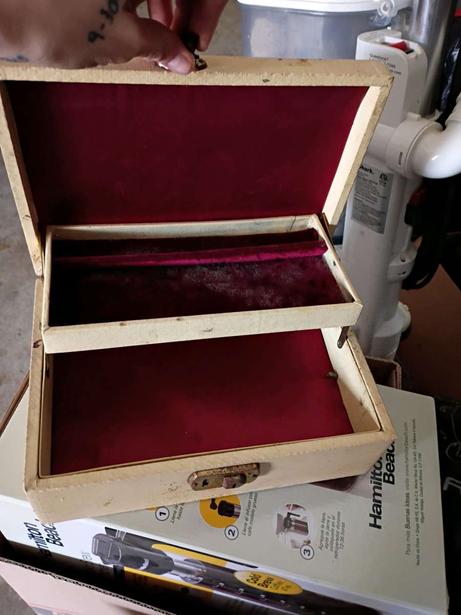 3 Old Antique Jewelry Boxes
