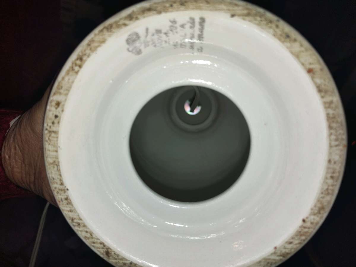 Italian hand painted table lamp