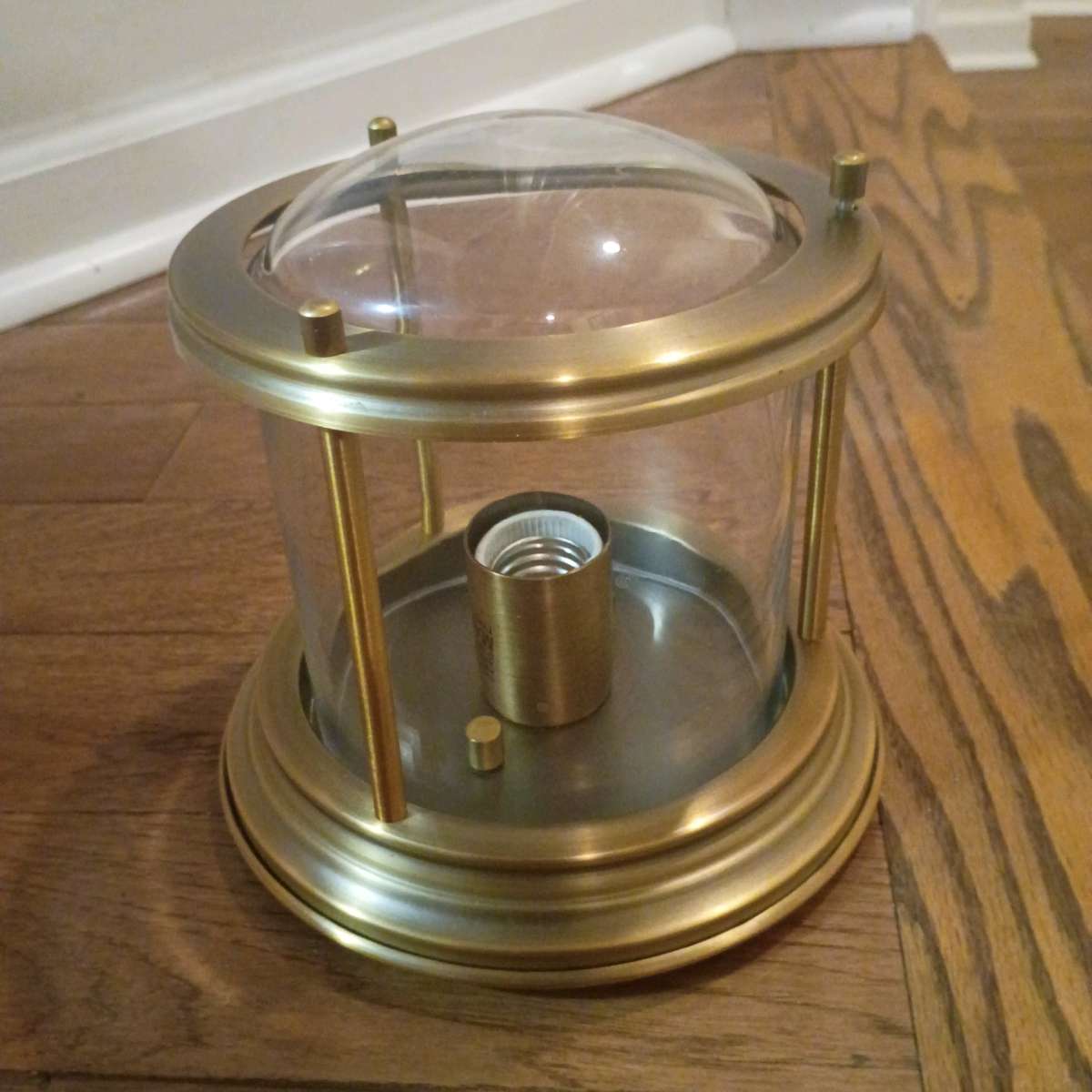 Hinkley Hadley Retro Nautical Flush Mount Ceiling Light  Bru