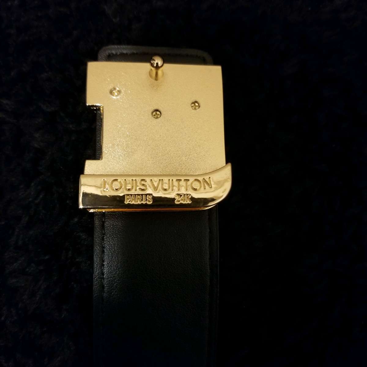 LV Designer Black Belt