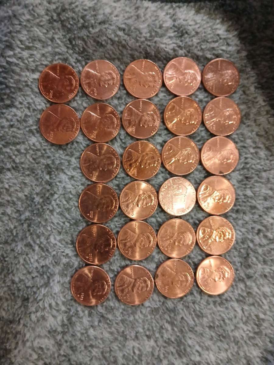 2000 to 2025 US 1c COINS