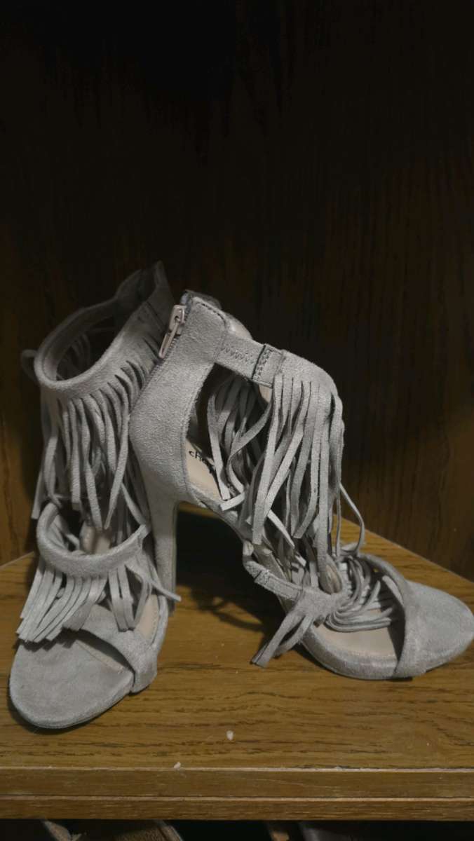 fringe heels