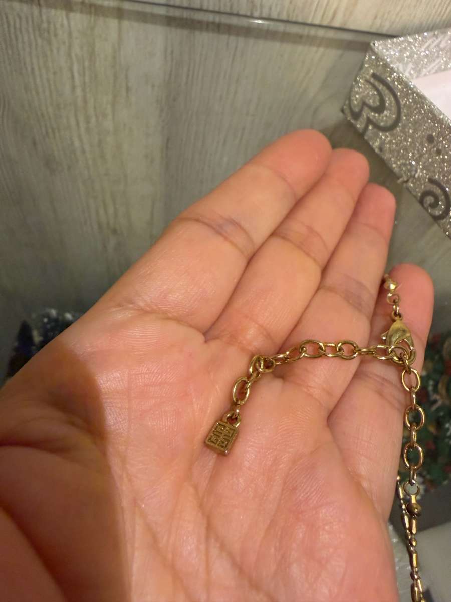 Givenchy gold tone necklace