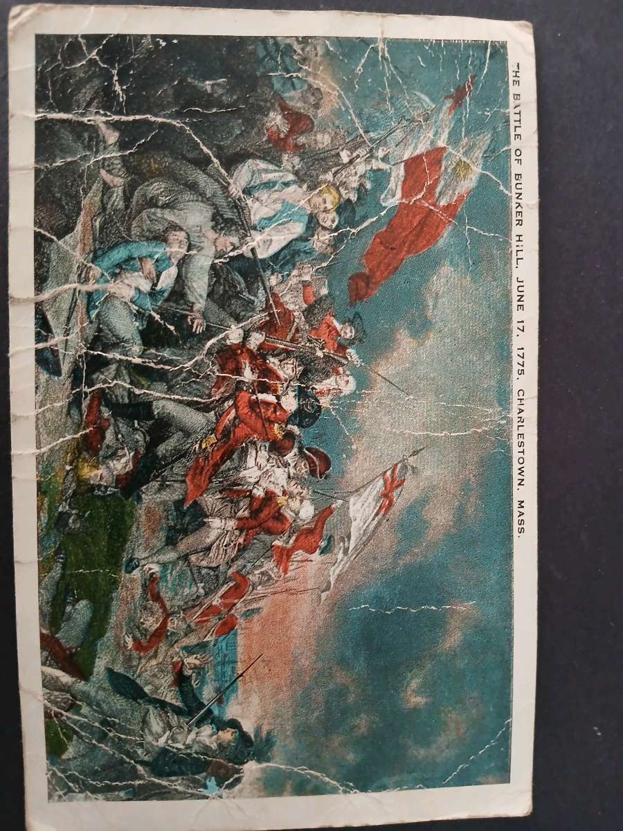 Post Card with rare stamp