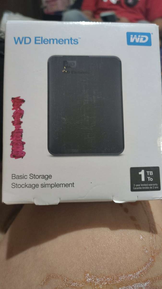 brand new black 1 TB storage