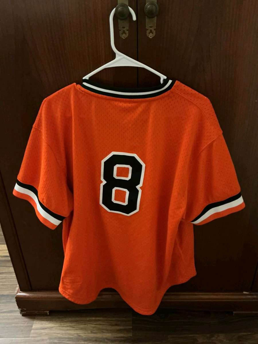 Mens XL Orange 8 Orioles Jersey