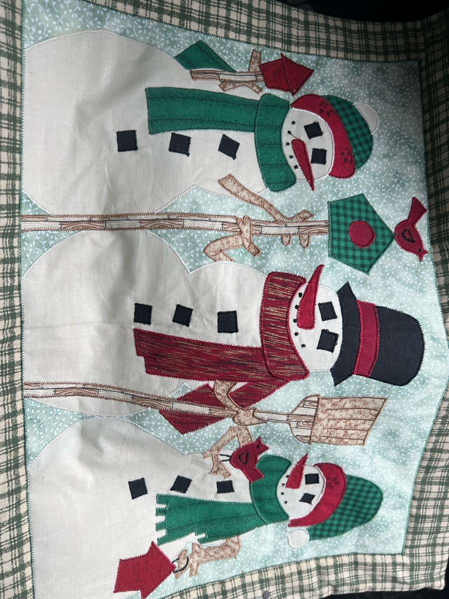 4 vintage Christmas placemats