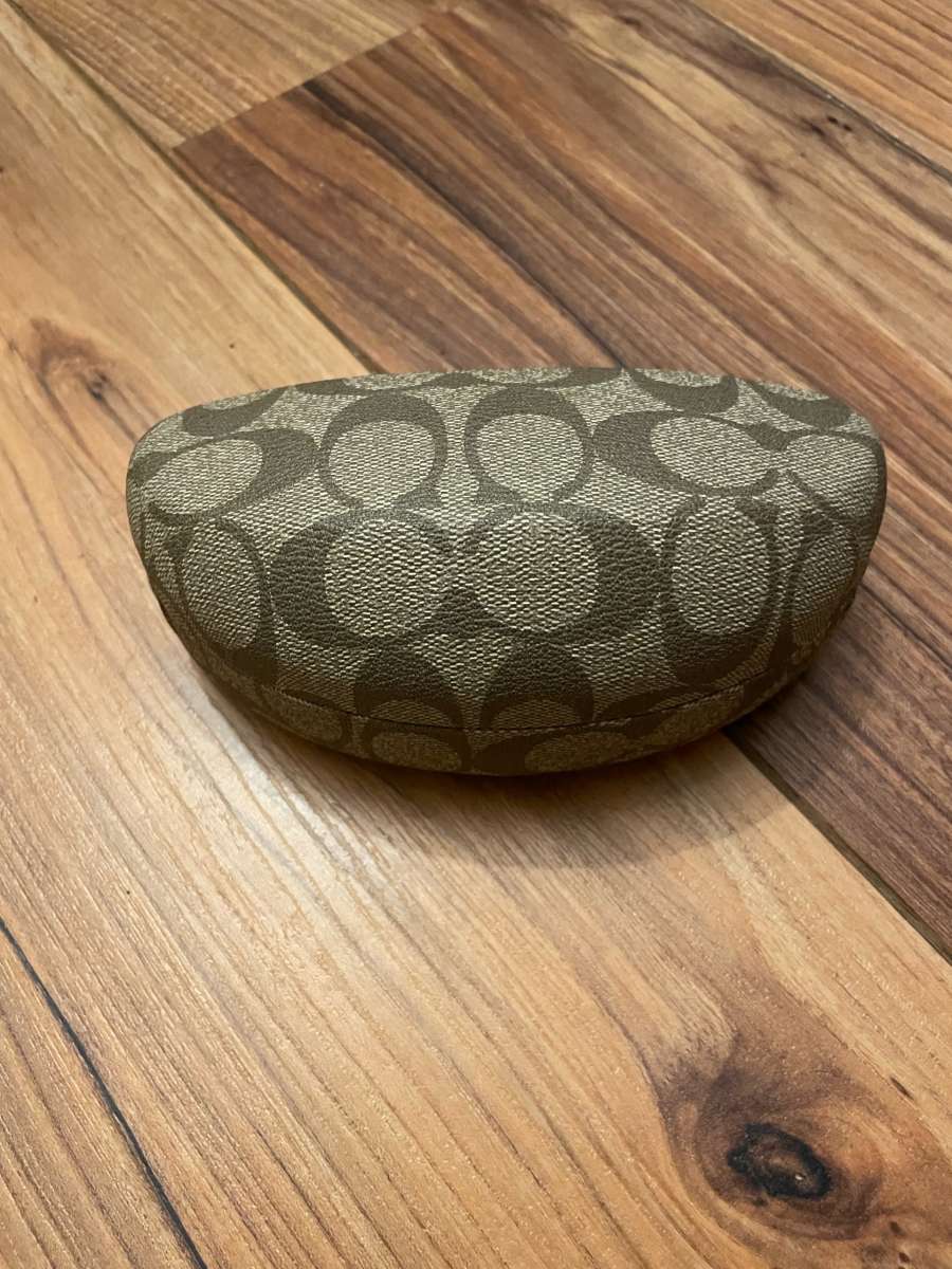 coach eyeglasses case