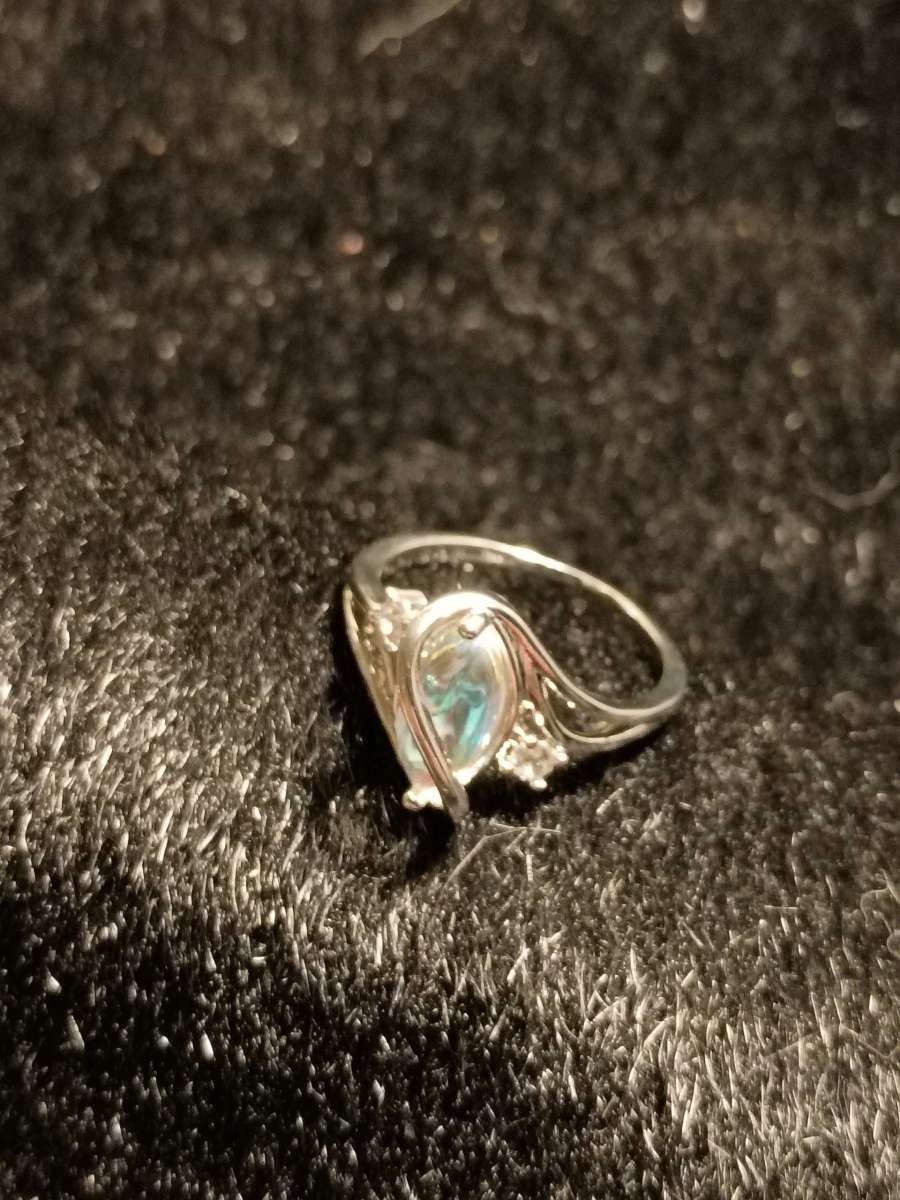 925 sterling opal ring