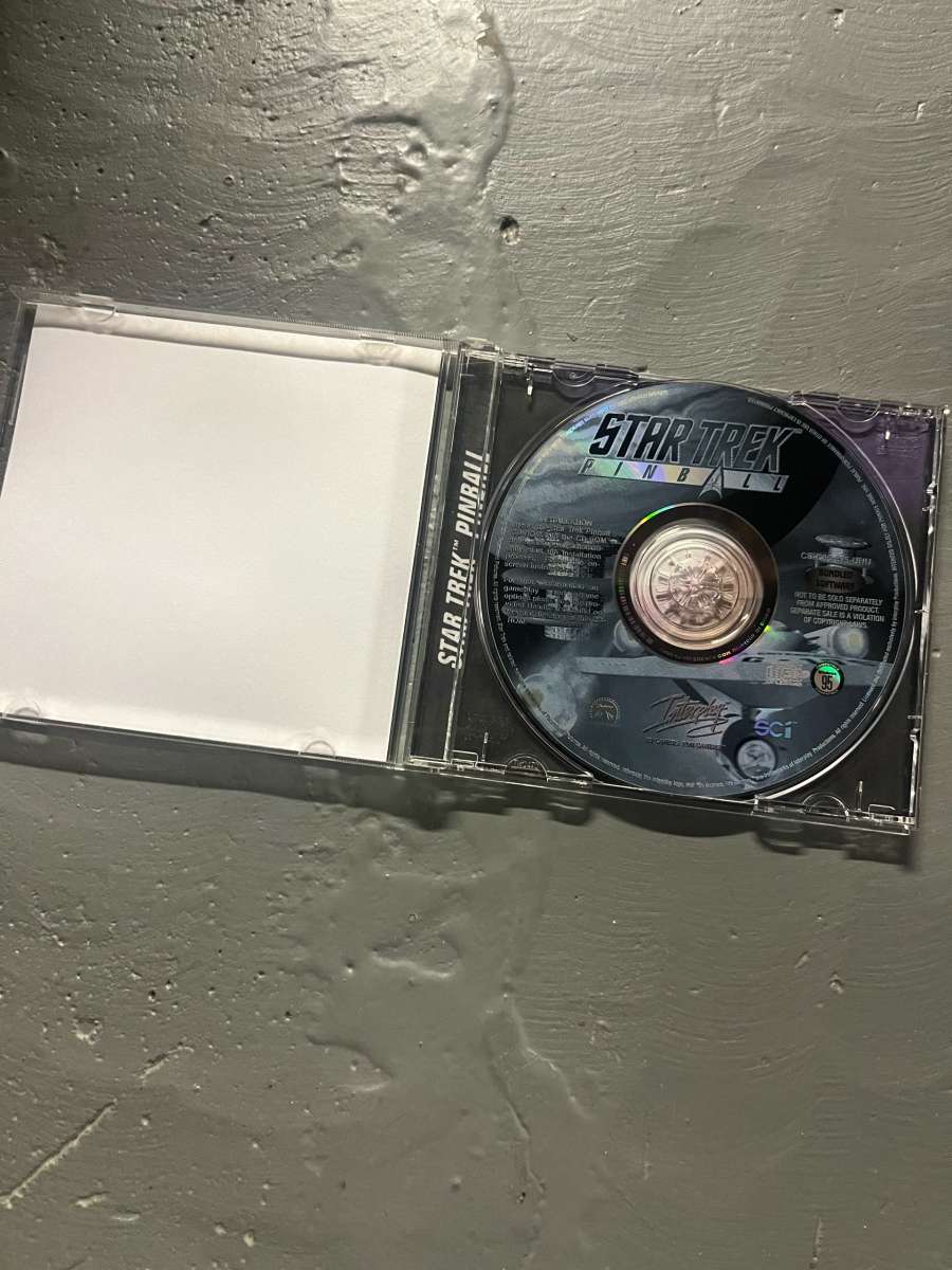Star Trek Pinball PC Game 1998 CD ROM Windows 95 Vintage Com
