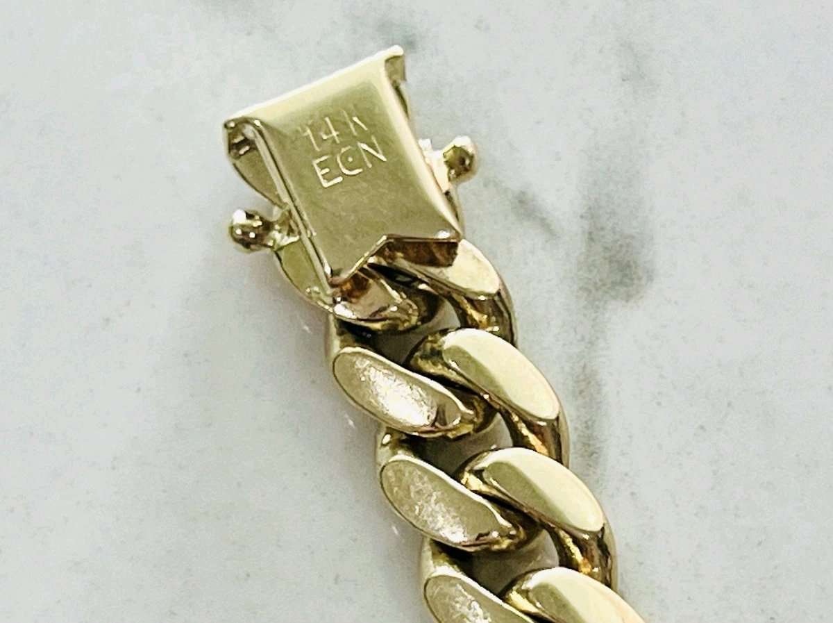 solid 14k gold bracelet