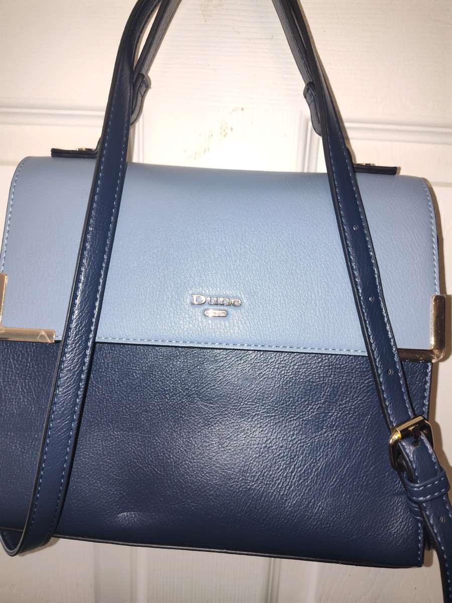 Dune London tote Blue and Ivory