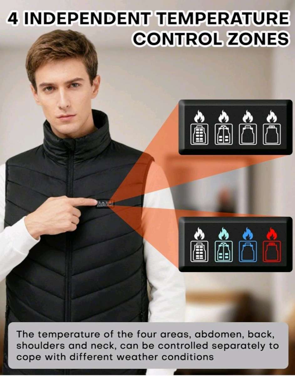 chaleco termico de hombre