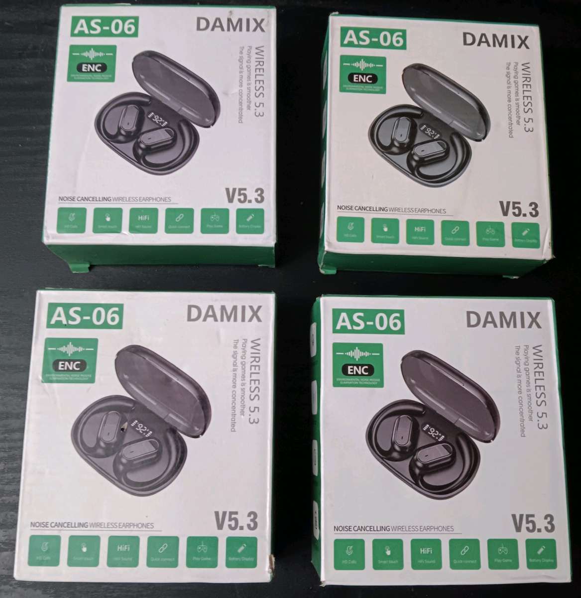 DAMIX AS06 WIRELESS EARHOOK HEADSETS