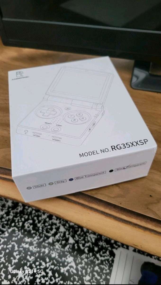 NEW Gameboy Advanced SP anbernic Clear Black