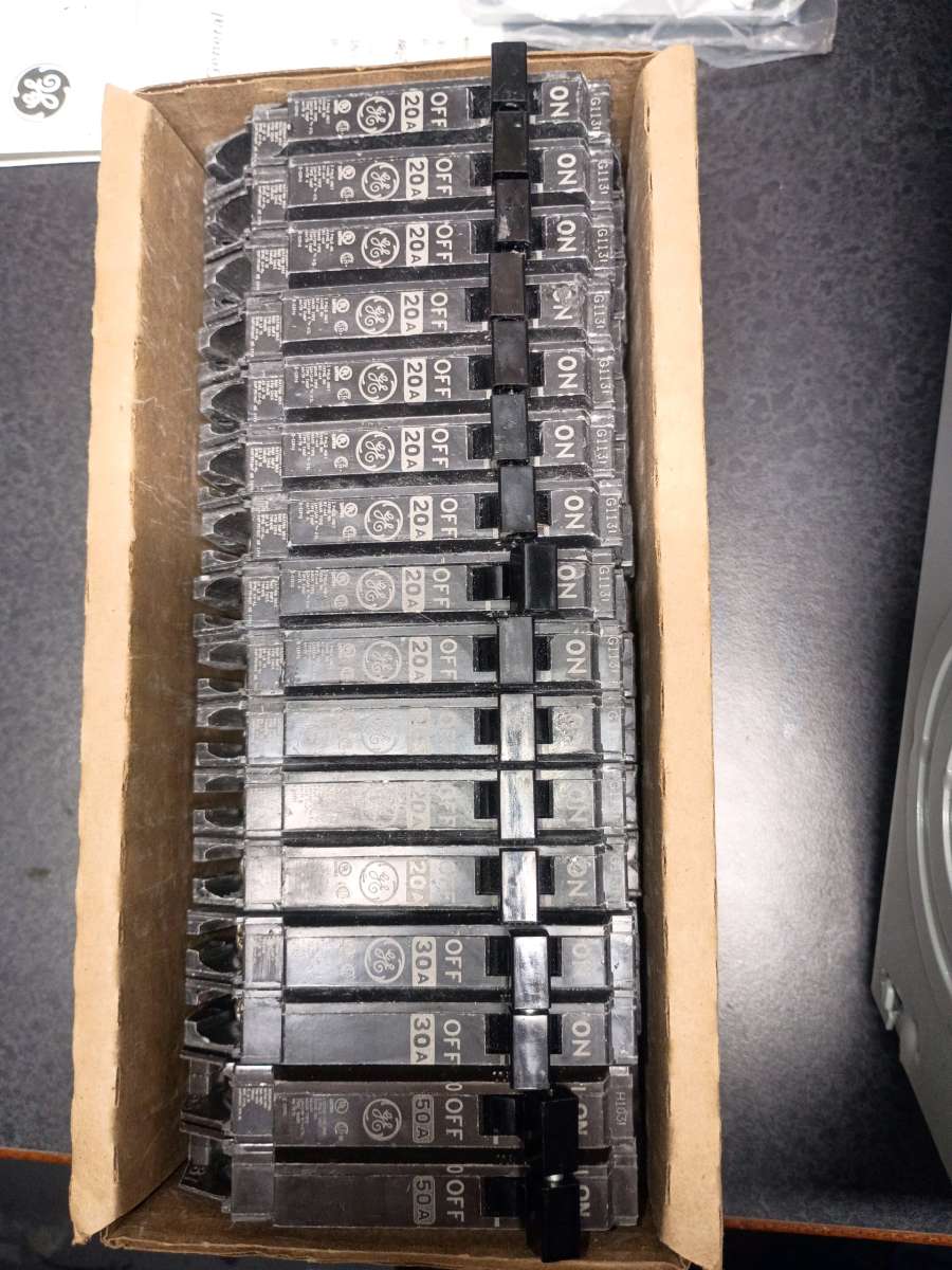 breaker panel and breakers