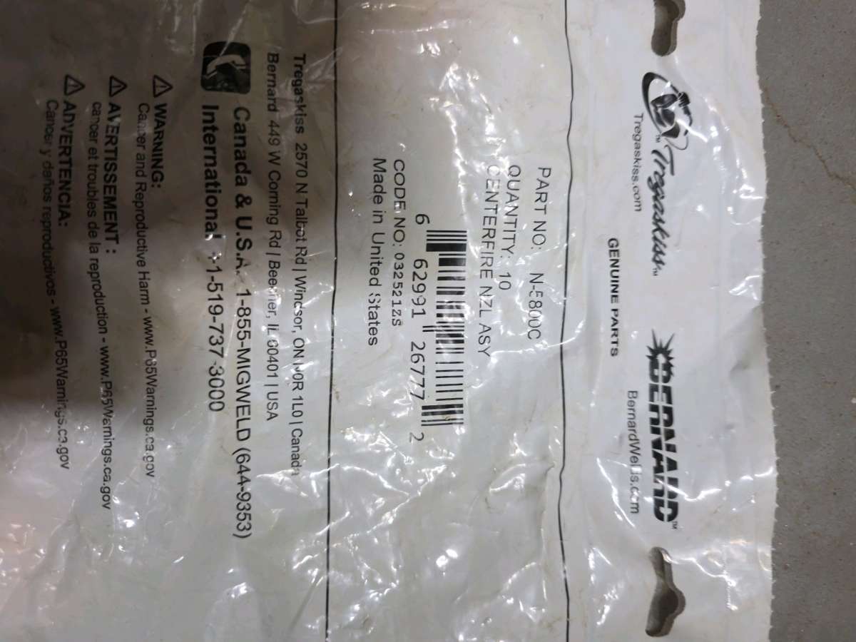 Welding Acessories 38 Welding Tips 3 Flow Meter Regulators