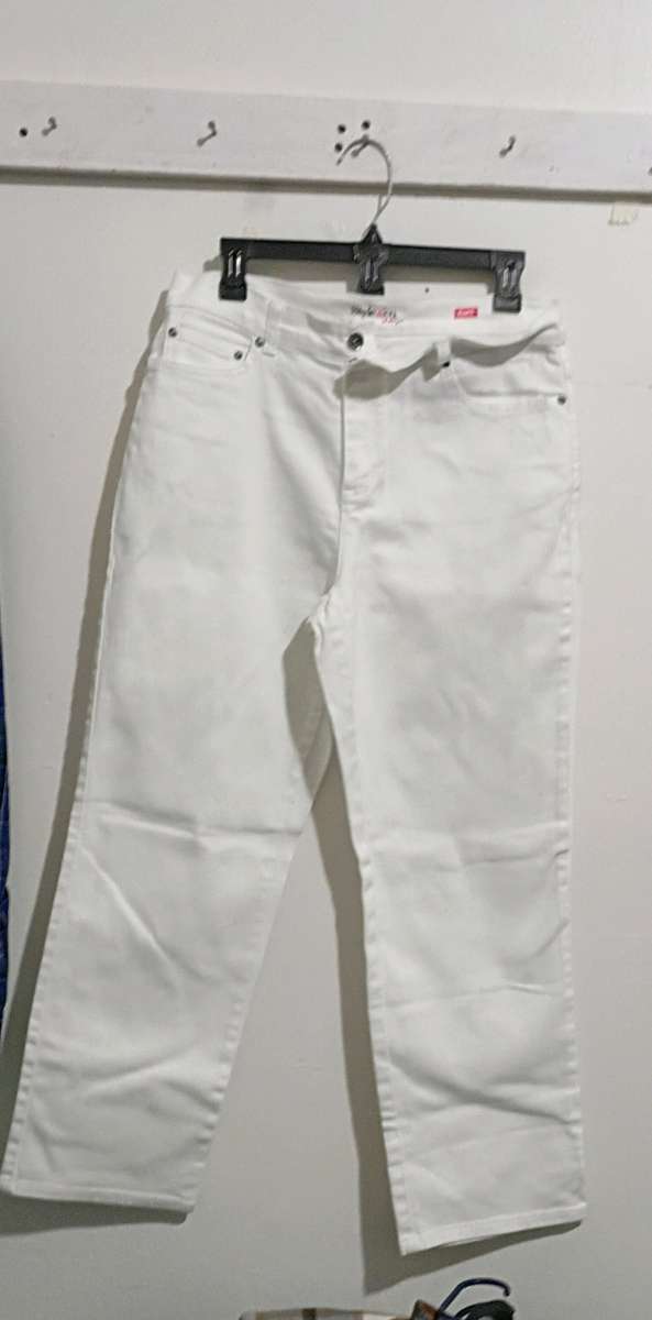 womens trousers white size 12