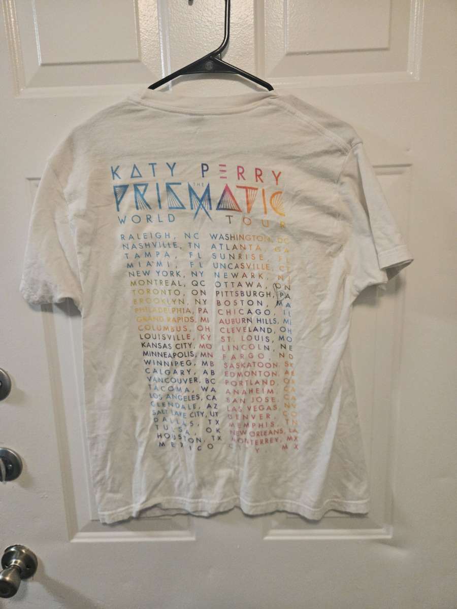 Vtg Katy Perry Prismatic World Tour Tshirt