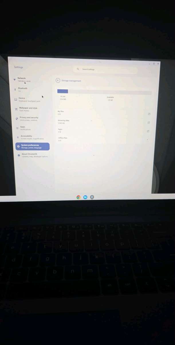Chromebook blue 2gb