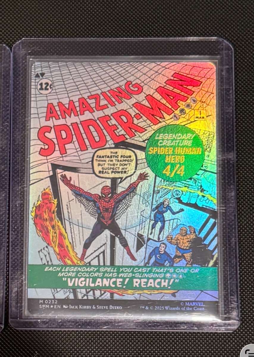 MTG  Peter Parker  Amazing SpiderMan DoubleFaced Card