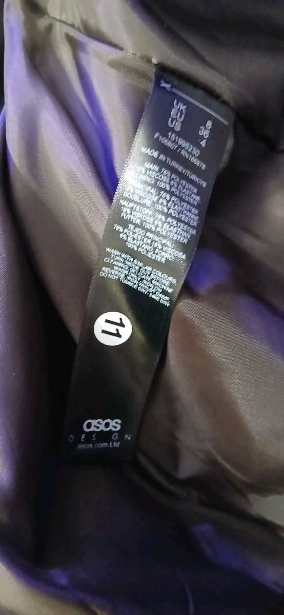 Wonens 11 ASOS Design Chocolate brown cinch zip up blazer