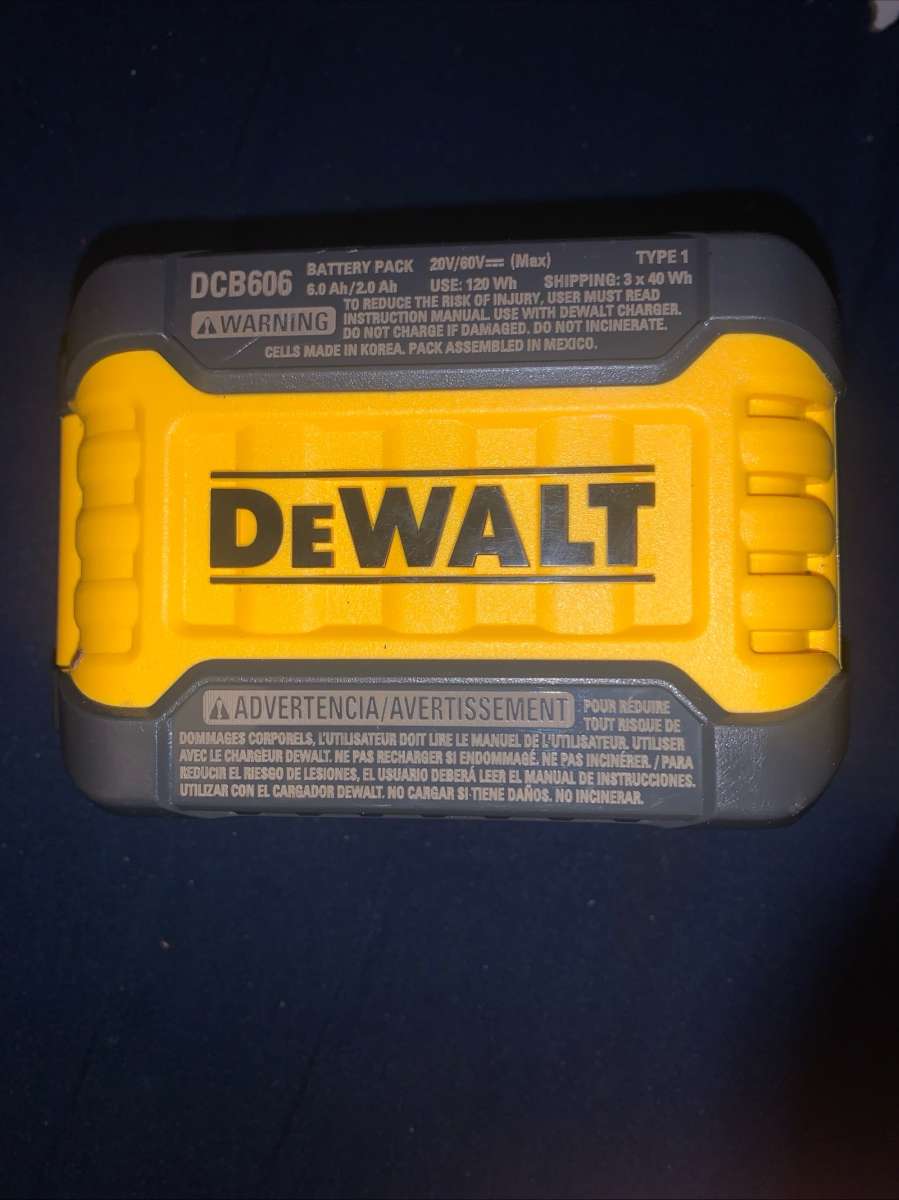 Dewalt DCB606 Flex Volt 20V 60V Max 6AH Battery