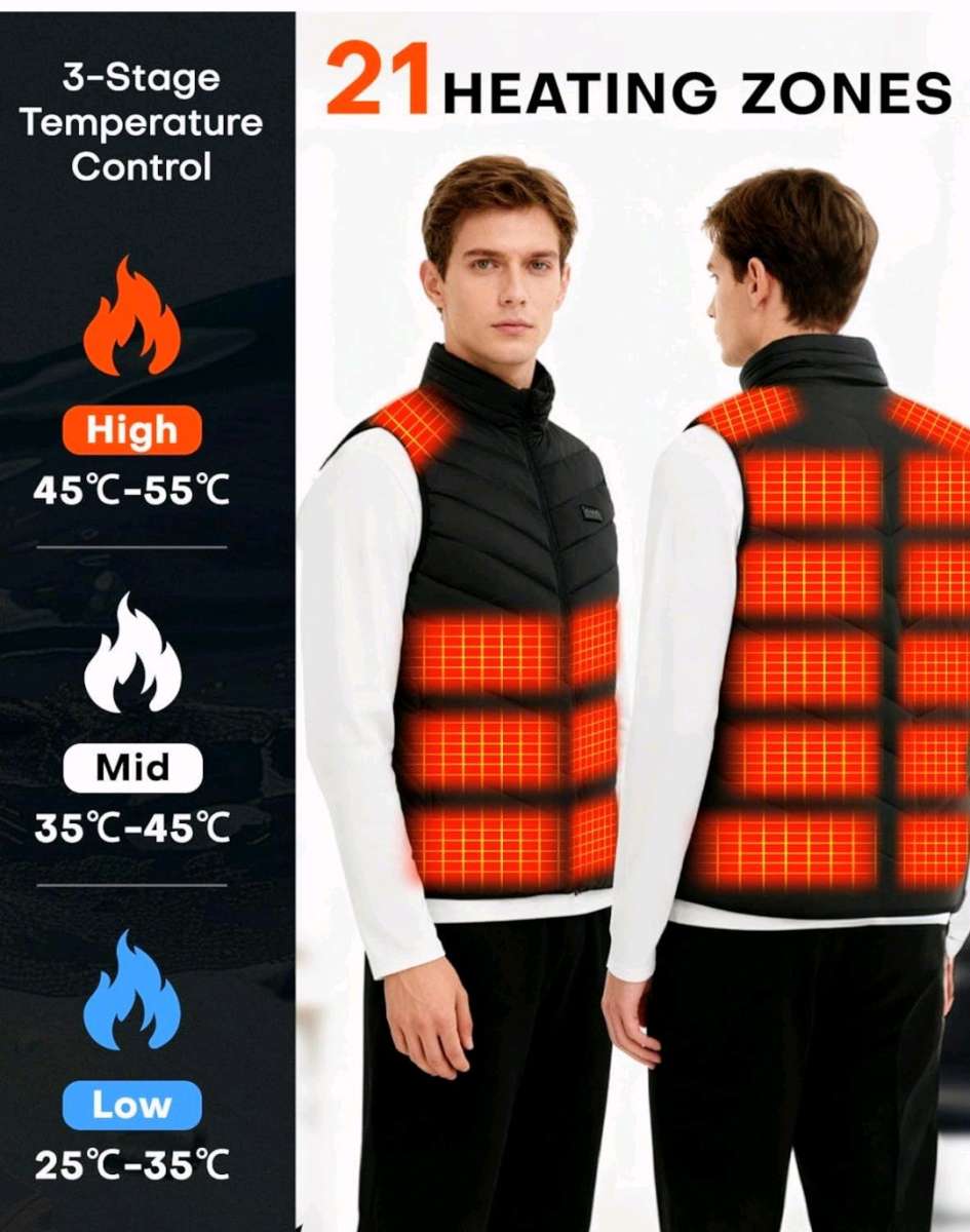 chaleco termico de hombre