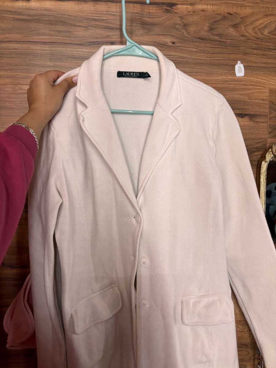 Lauren Ralph White Coat