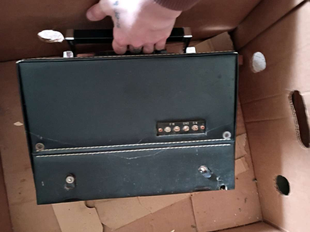 Big Antique Sketchbook and Antique Radio