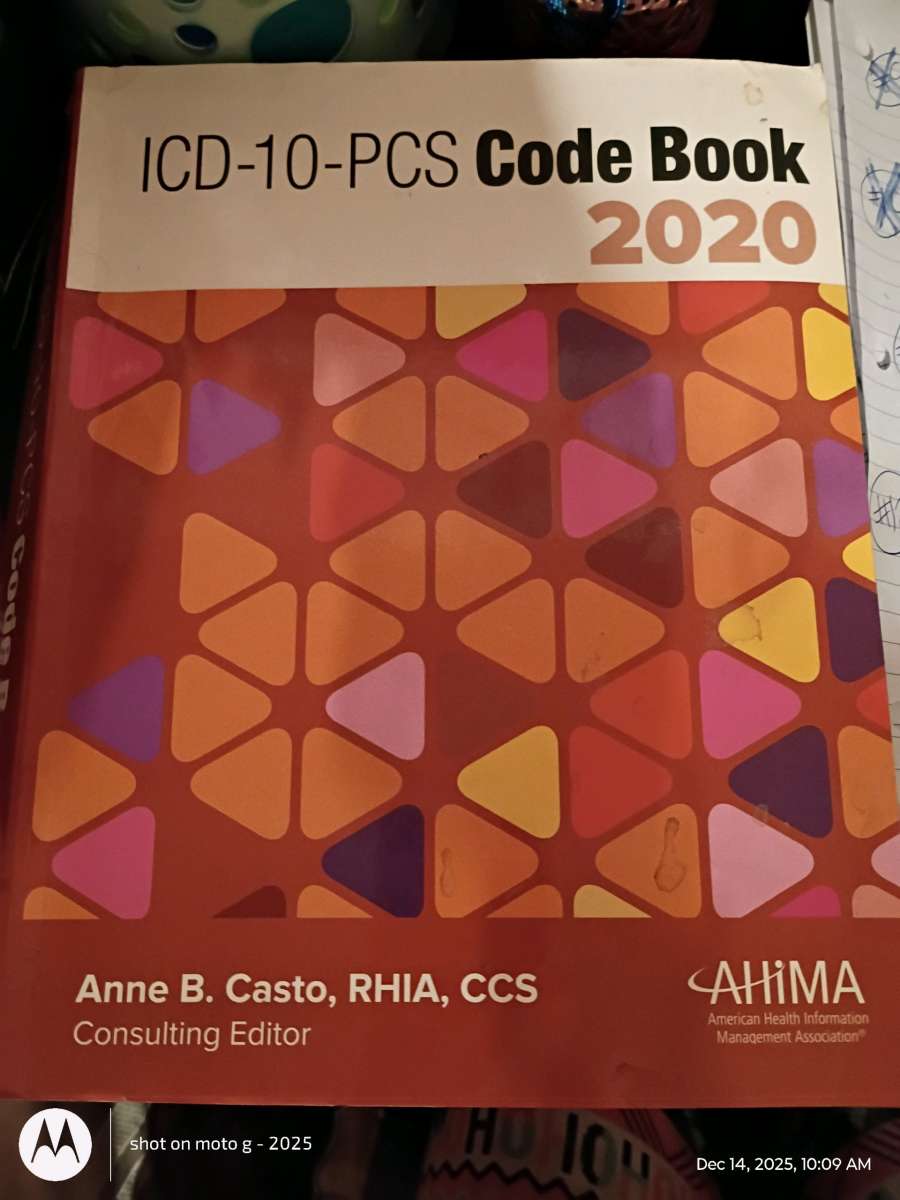 ICD 10 PCS Code Book 2020