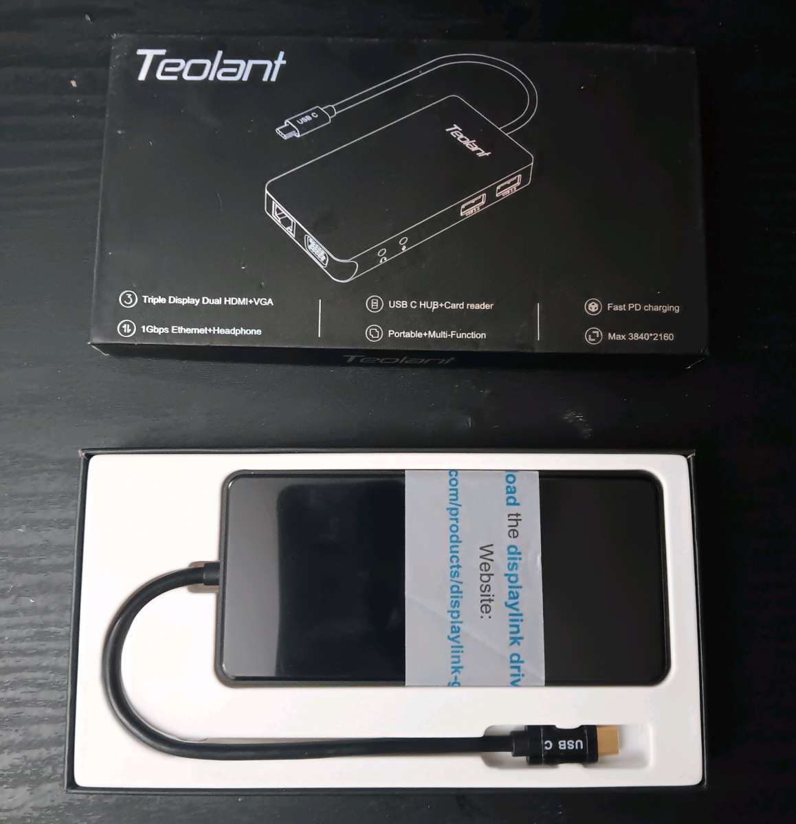 TEOLANT USB C HUB CARD READER