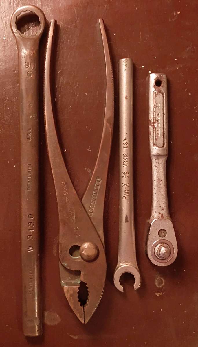 Vintage Ampco Beryllium PAR X and New Britain Tools