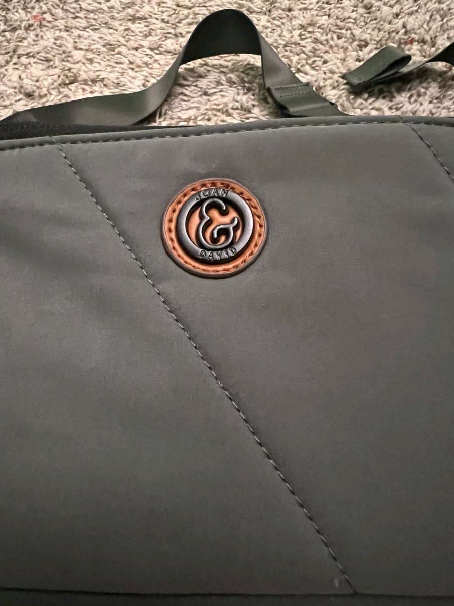 Joan  David High Density Nylon Passport Sling Bag