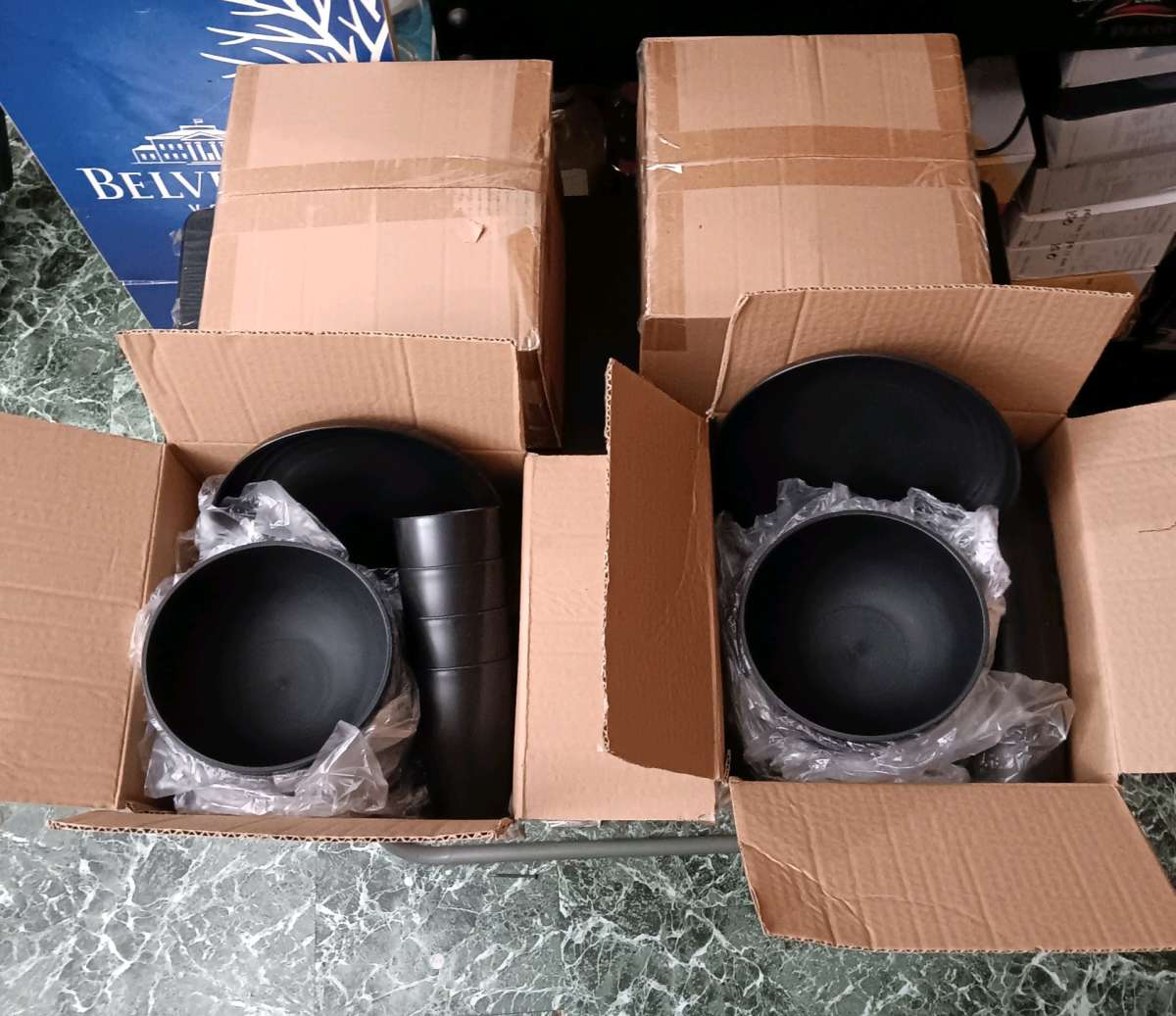 16PC MATTE DINNER WEAR SET