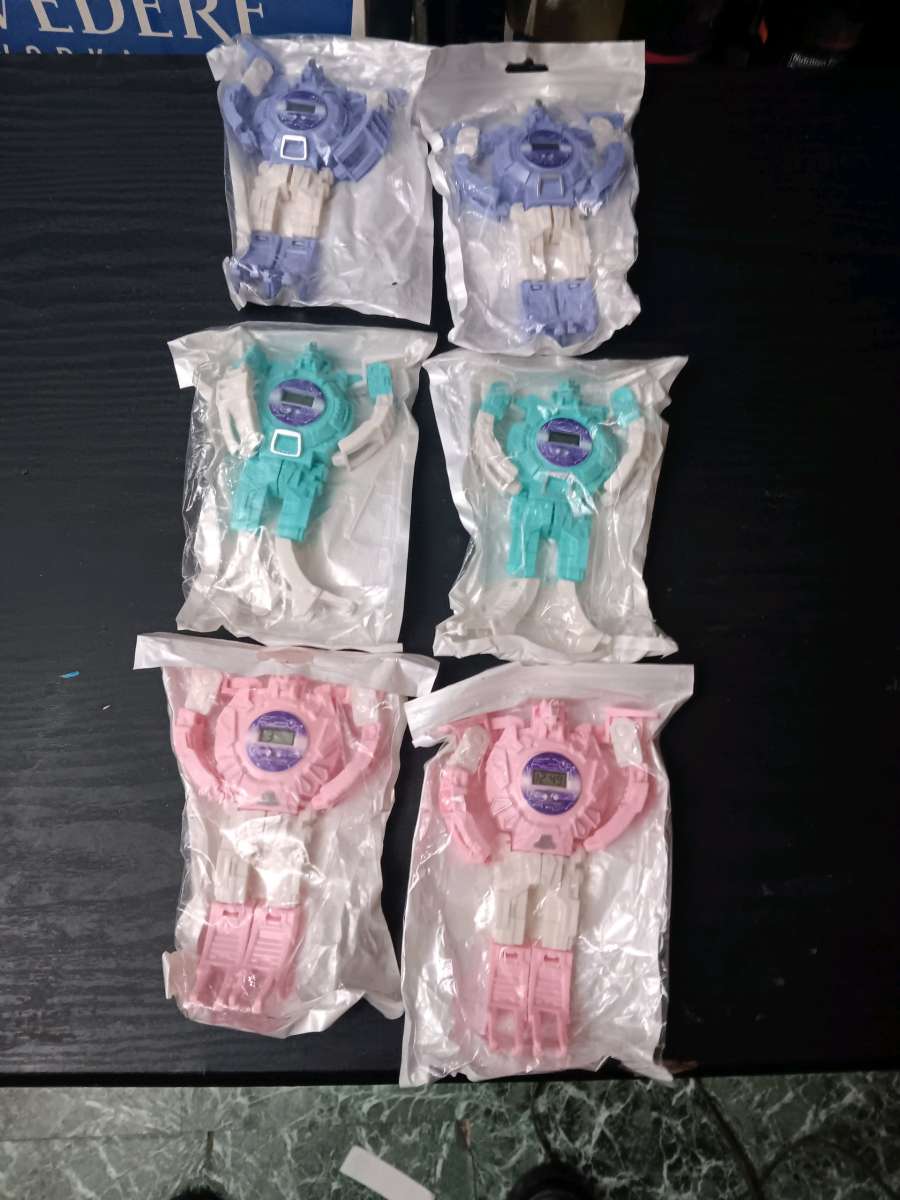 DIGITAL KID TRANSFORMING TOY ROBOT WATCHES