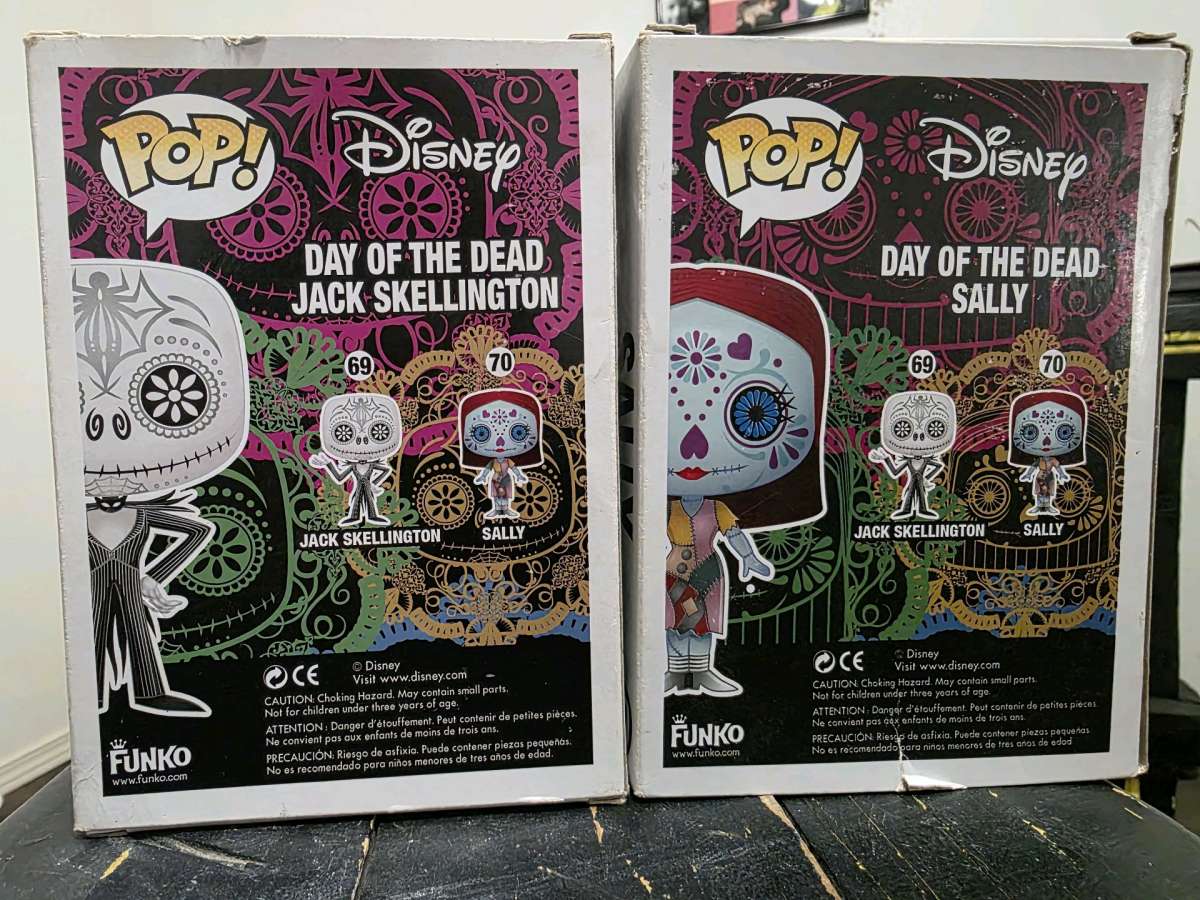 Disney Funko Pop Sally Jack 69 and 70