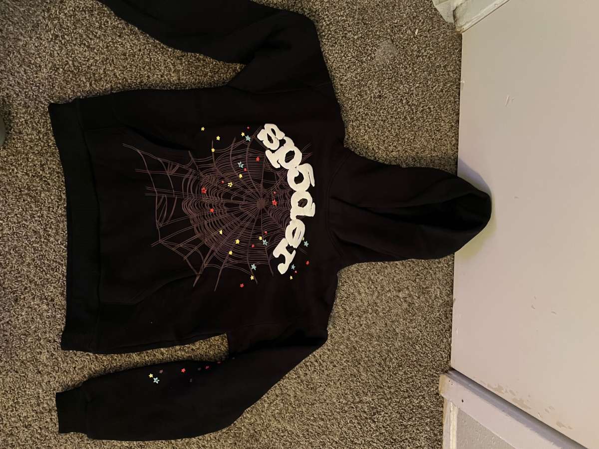 Sp5der Worldwide OG Web Black Hoodie