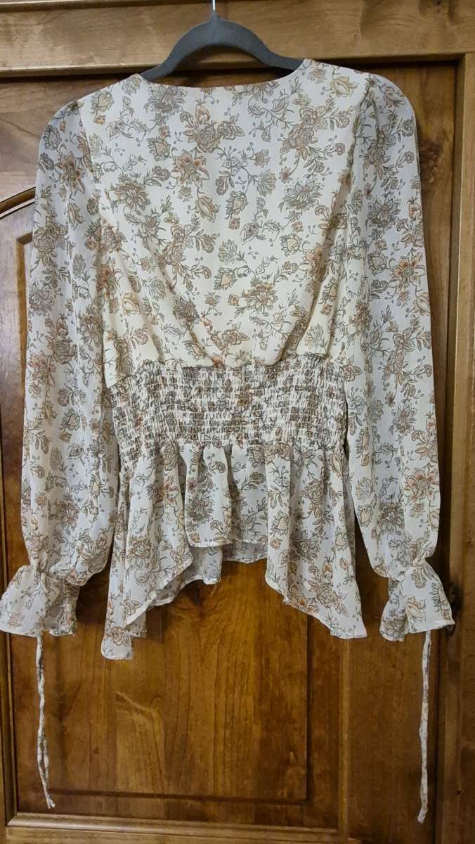 London Rose floral blouse