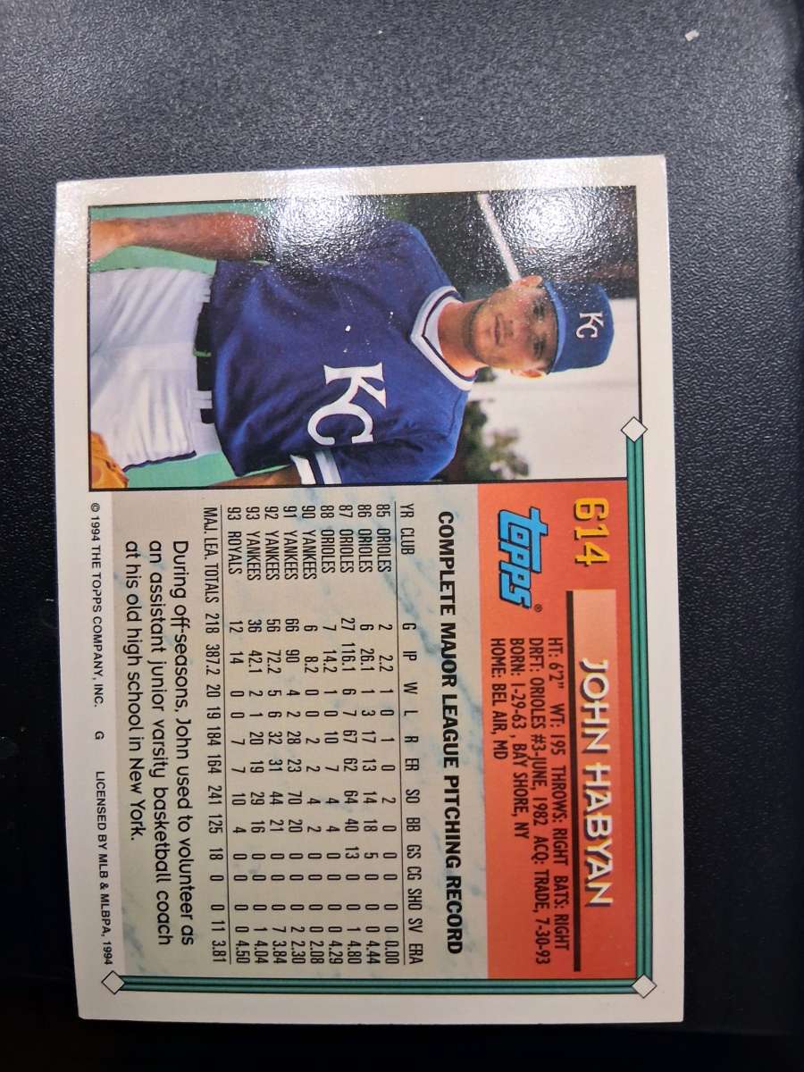 John Habyan card 614