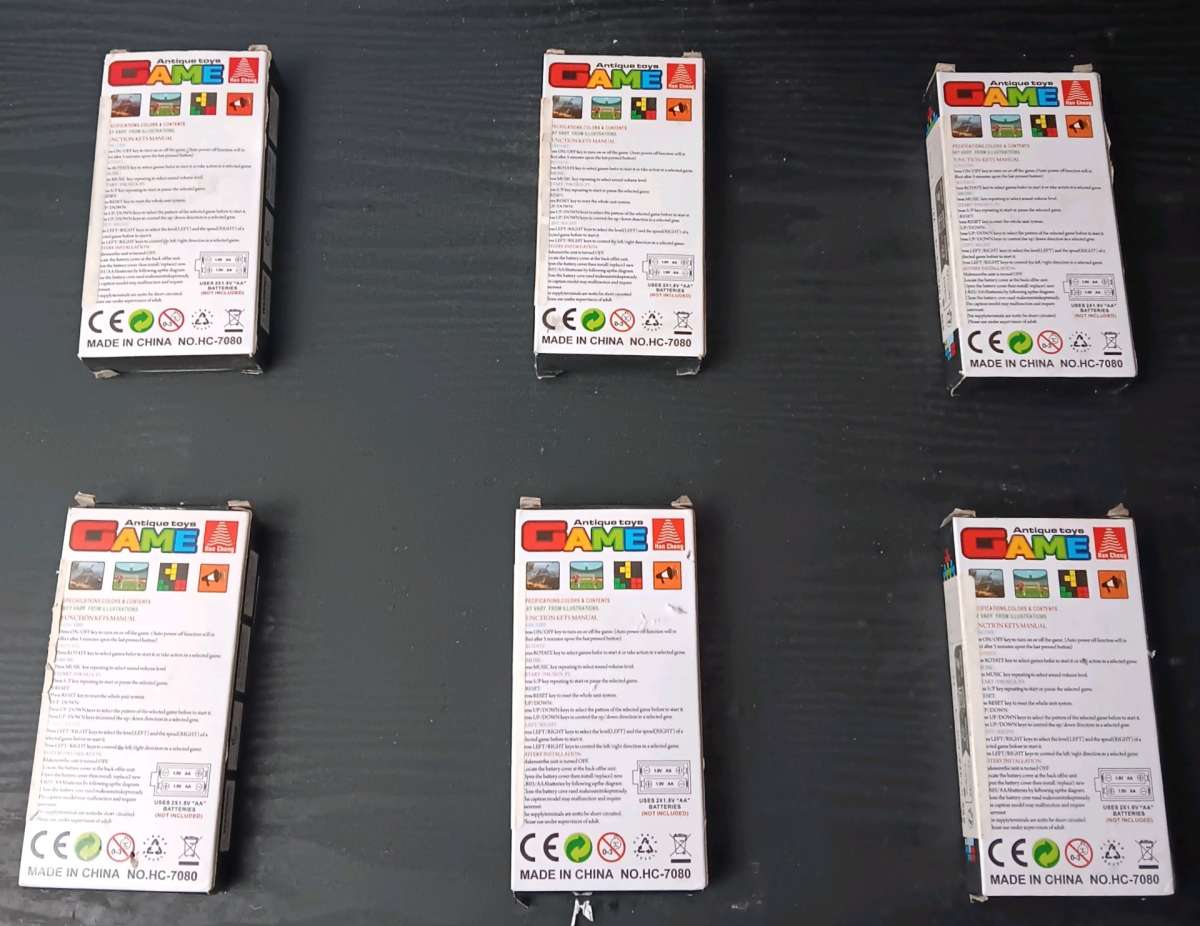 ANTIQUE TOYS CLASSIC BLOCK GAMES