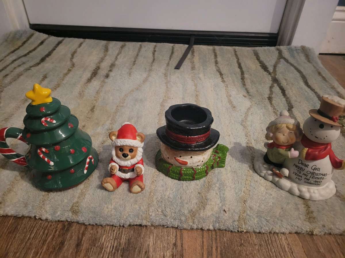 Christmas candle holders