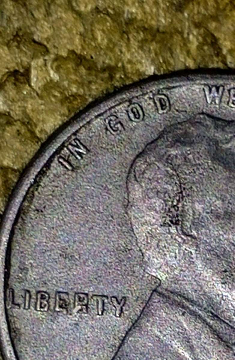 1943 STEEL PENNY NO MINT MARK