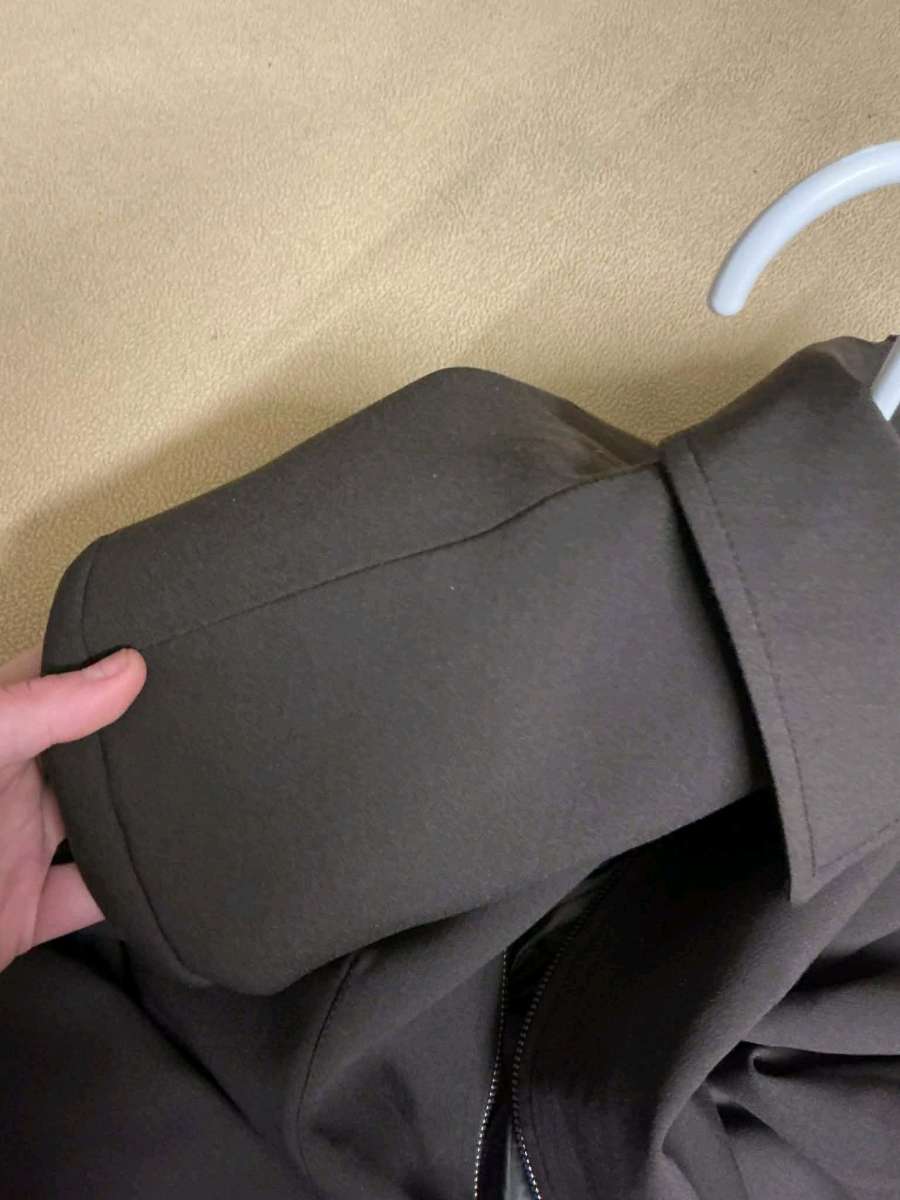 Wonens 11 ASOS Design Chocolate brown cinch zip up blazer